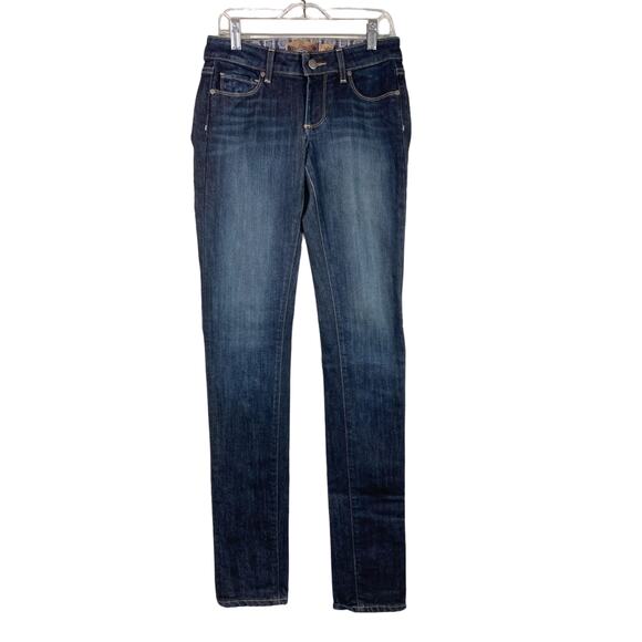 Paige Jeans Skyline Skinny Dark Wash Size 24 - Picture 8 of 8